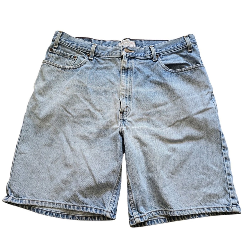 Levis Mens Relaxed Fit Jean‎ Shorts 90s Vintage 38" Waist
